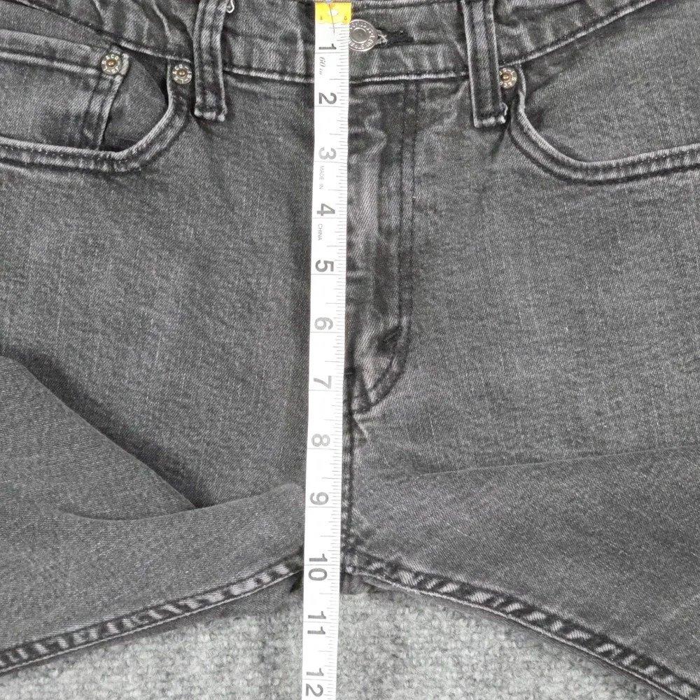Levi's Mens 34x30 511 Slim Fit Jeans Black Faded Stretch Denim